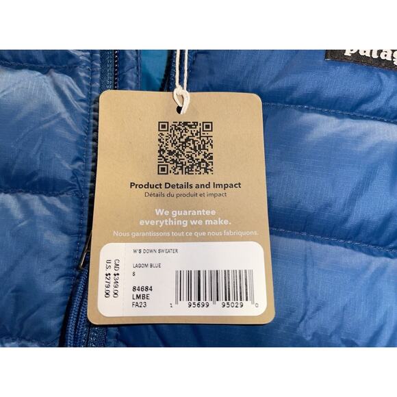 NEW❗️Patagonia $240 Womens S Blue Nano Puff Puffer Primaloft ❗️ - Picture 4 of 4